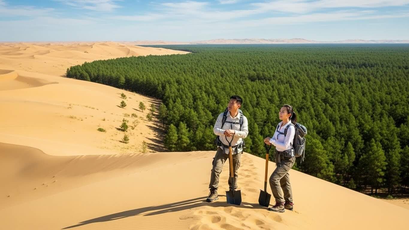 Tak Lagi Gersang, Begini Cara China Menghijaukan ‘Gurun Kematian’ Taklamakan