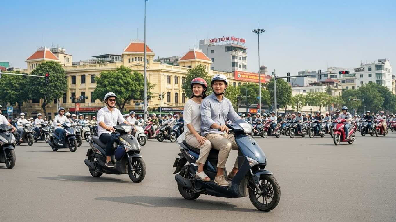 Langit Biru Vietnam: Hanoi Melarang Motor Bensin di 2026.